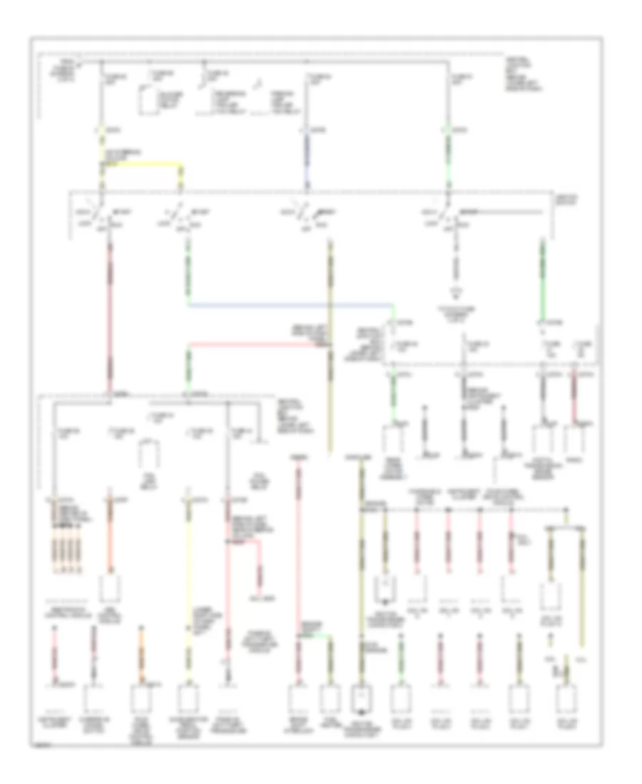 Power Distribution Wiring Diagram (3 of 4) for Ford Excursion 2002