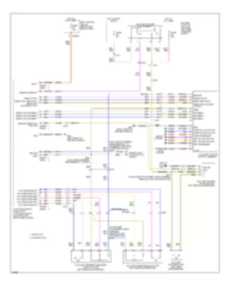 Auxiliary Blower Wiring Diagram for Ford Flex Limited 2014