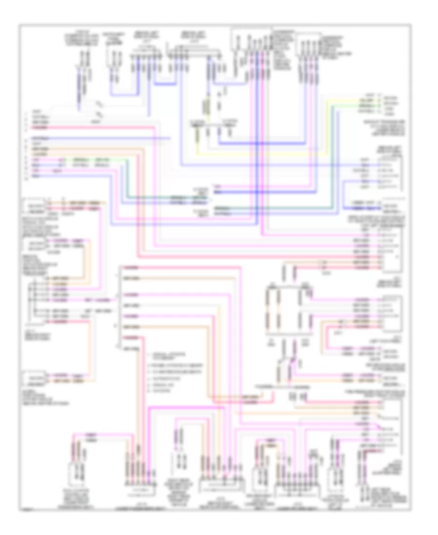 Computer Data Lines Wiring Diagram 2 of 2 for Ford Flex Limited 2014