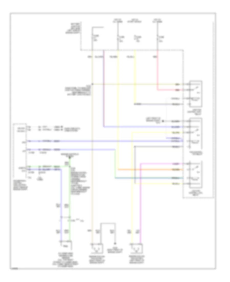Cooling Fan Wiring Diagram for Ford Flex Limited 2014