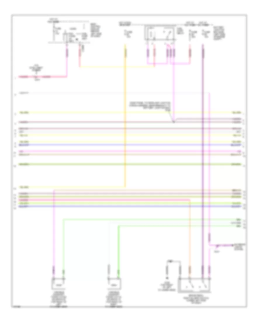 3.5L, Engine Performance Wiring Diagram (2 of 6) for Ford Flex Limited 2014