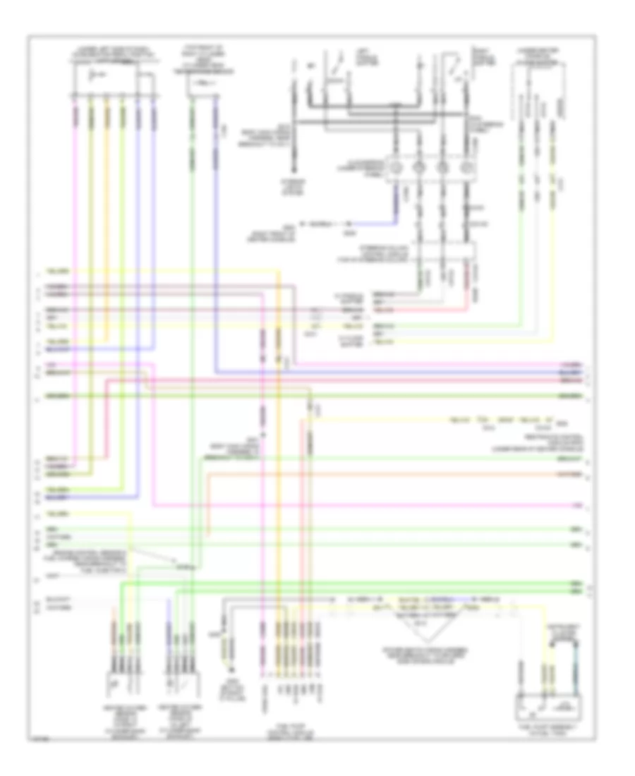 3.5L, Engine Performance Wiring Diagram (4 of 6) for Ford Flex Limited 2014