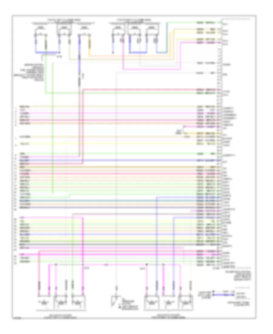 3.5L, Engine Performance Wiring Diagram (6 of 6) for Ford Flex Limited 2014