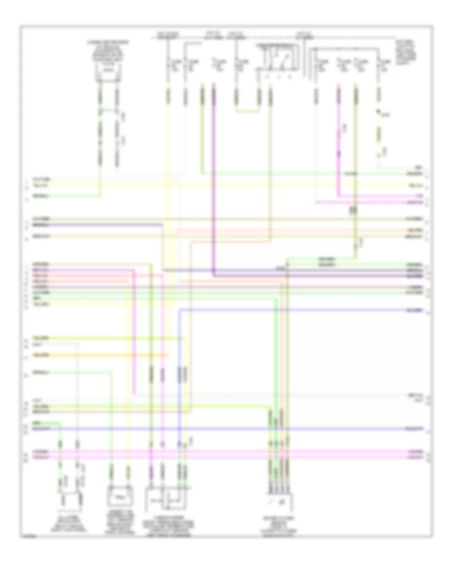 3.5L Turbo, Engine Performance Wiring Diagram (2 of 7) for Ford Flex Limited 2014