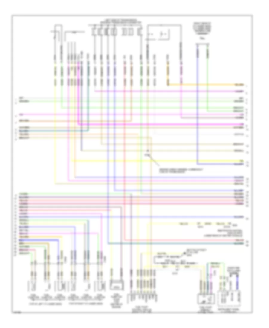 3.5L Turbo, Engine Performance Wiring Diagram (5 of 7) for Ford Flex Limited 2014