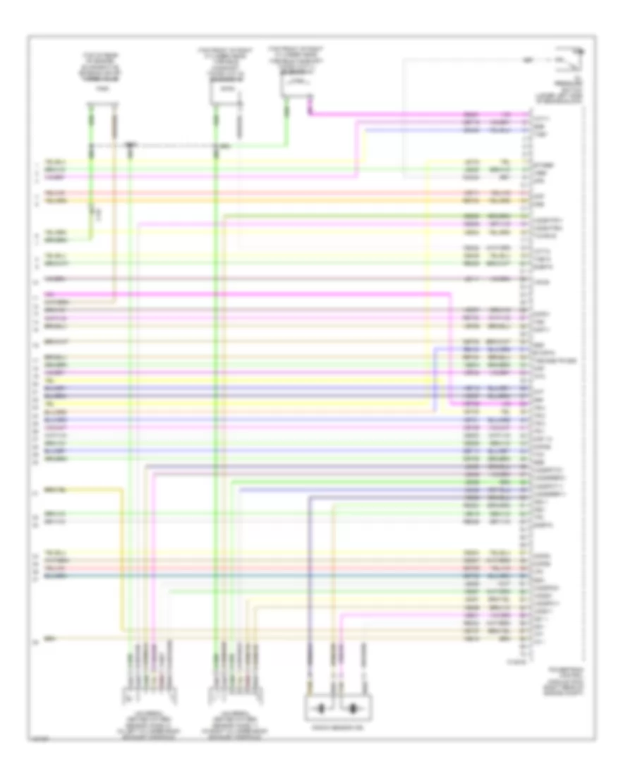 3.5L Turbo, Engine Performance Wiring Diagram (7 of 7) for Ford Flex Limited 2014