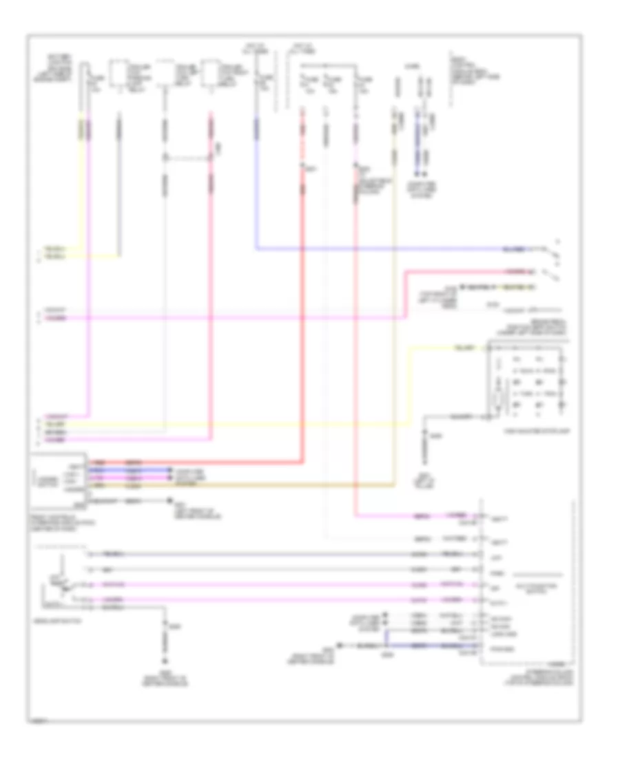 Exterior Lamps Wiring Diagram 2 of 2 for Ford Flex Limited 2014