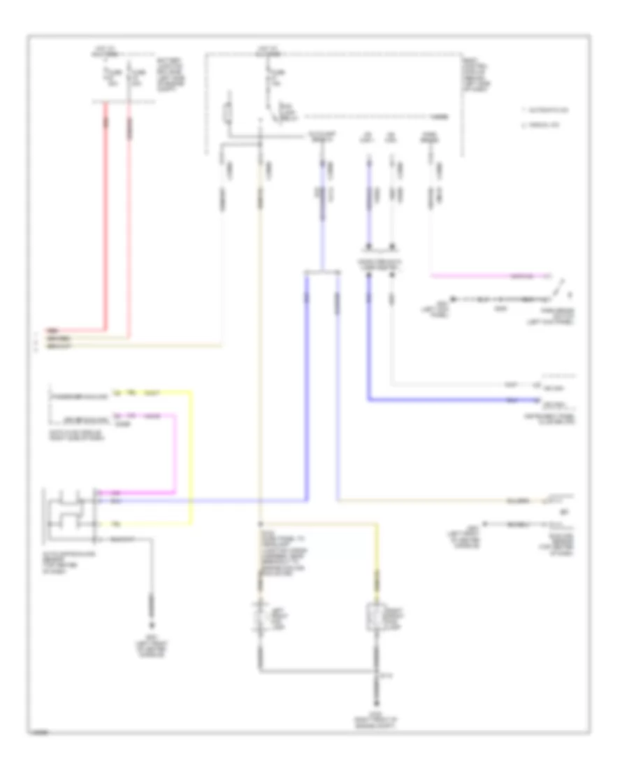 Headlights Wiring Diagram with High Intensity Gas Discharge Headlights 2 of 2 for Ford Flex Limited 2014