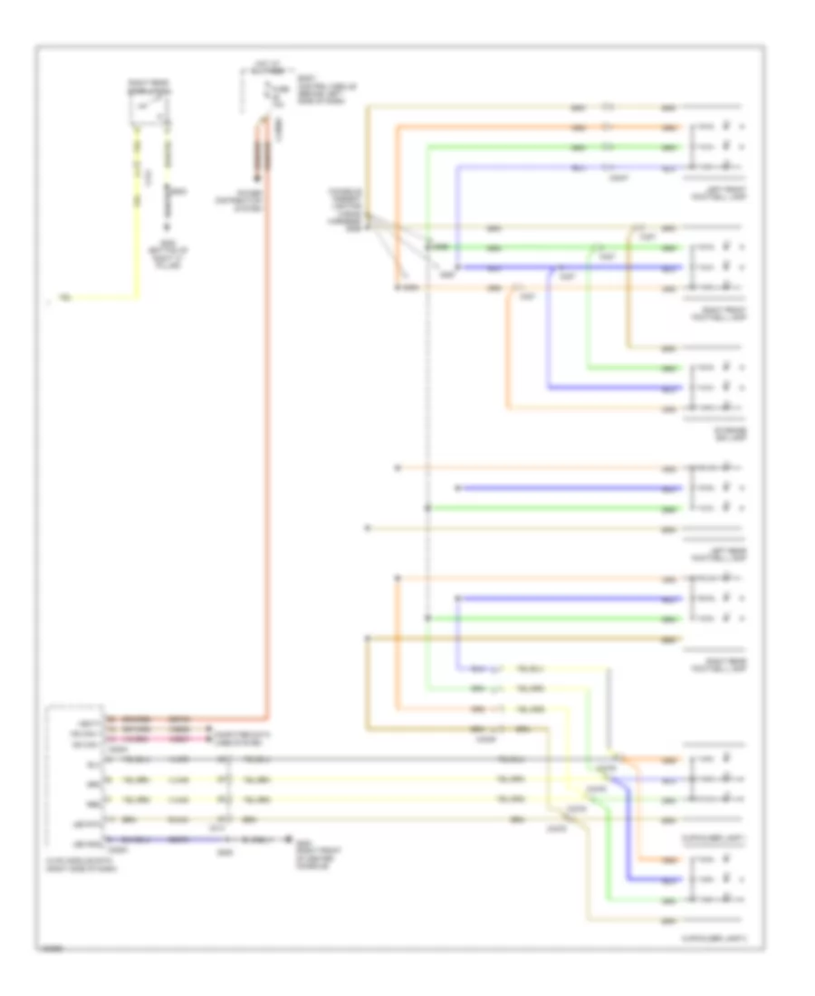 Courtesy Lamps Wiring Diagram 3 of 3 for Ford Flex Limited 2014