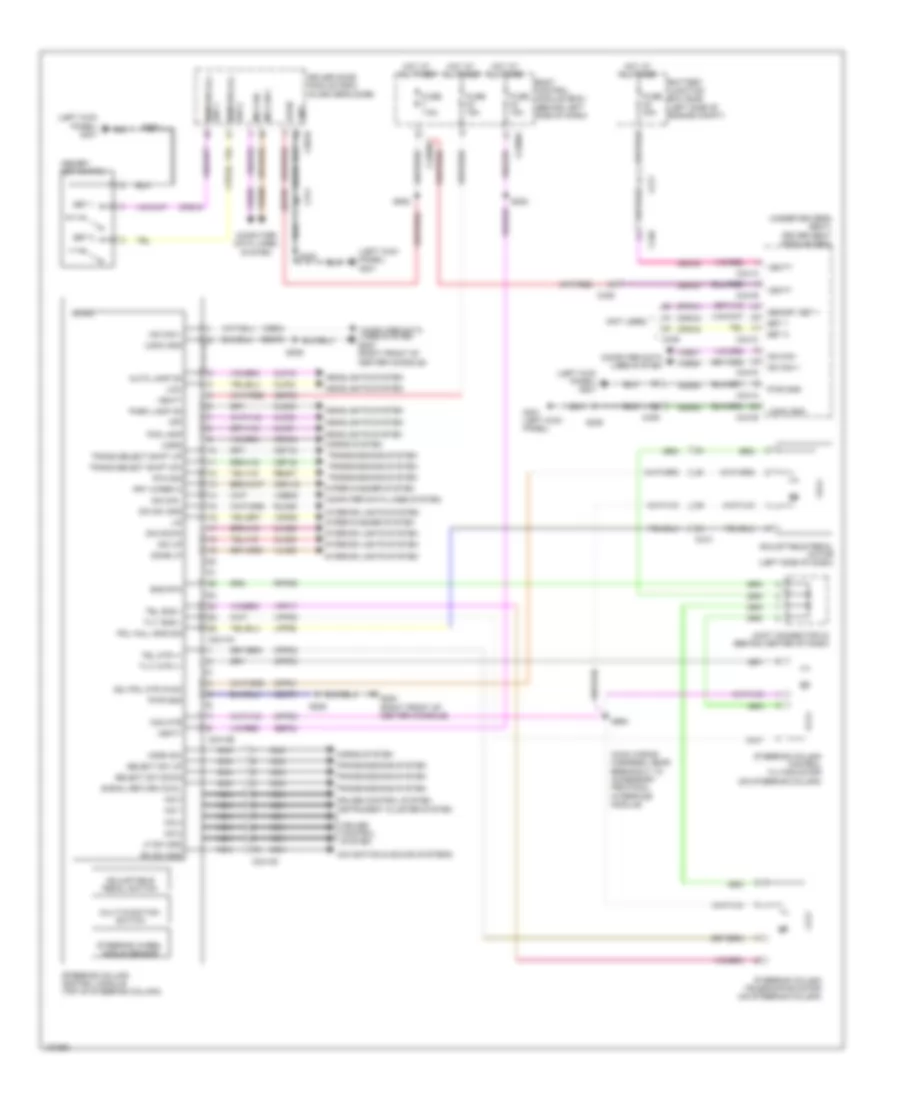 Steering Column Memory Wiring Diagram for Ford Flex Limited 2014