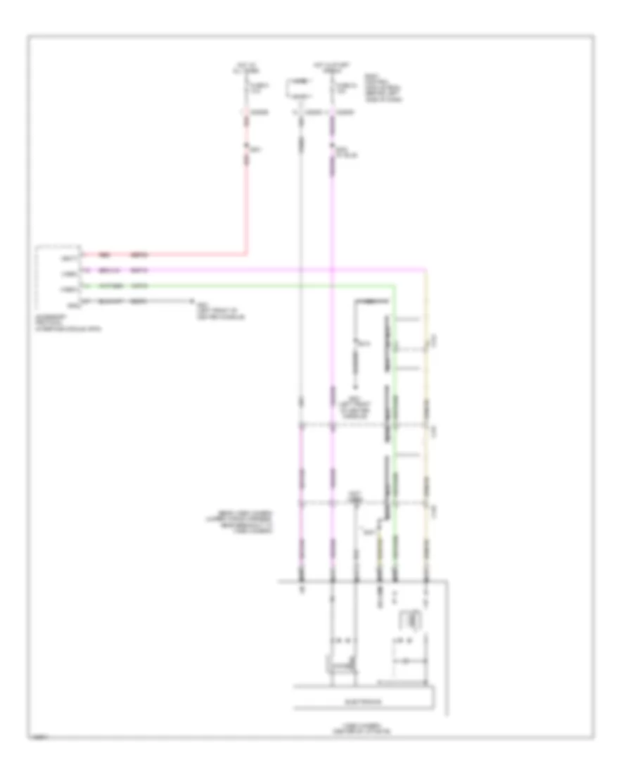 Rear Camera Wiring Diagram for Ford Flex Limited 2014