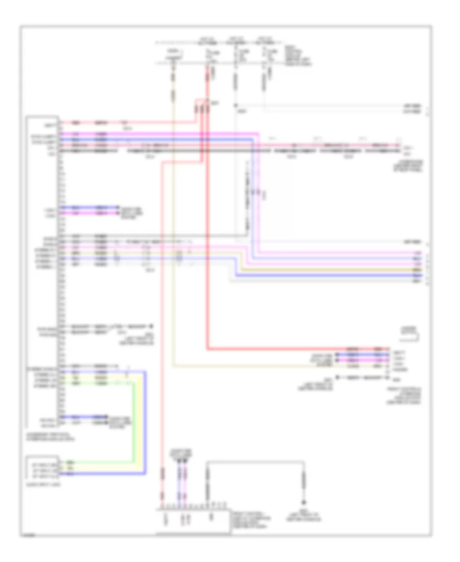 SYNC Radio Wiring Diagram with SYNC GEN 1 1 of 2 for Ford Flex Limited 2014