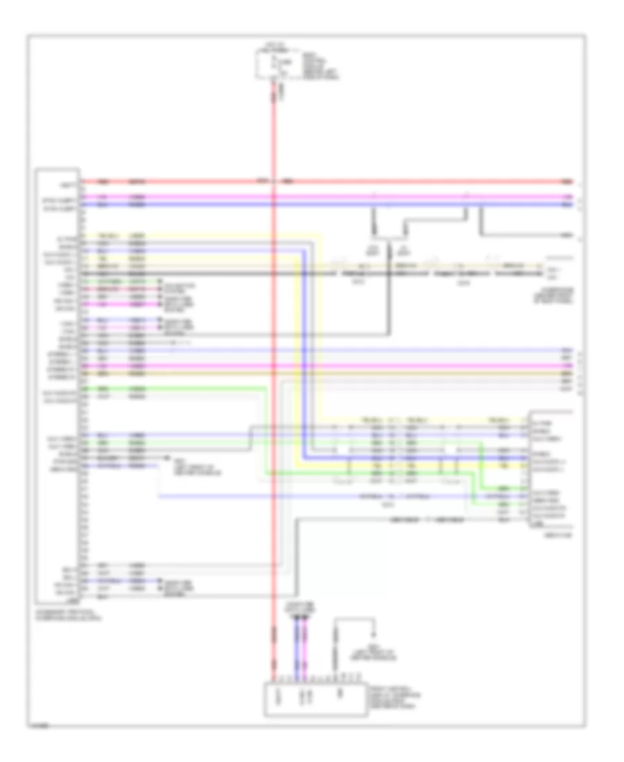 SYNC Radio Wiring Diagram with SYNC GEN 2 1 of 2 for Ford Flex Limited 2014