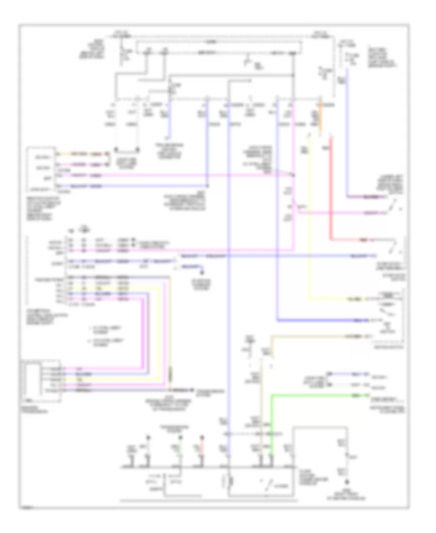 Shift Interlock Wiring Diagram for Ford Flex Limited 2014