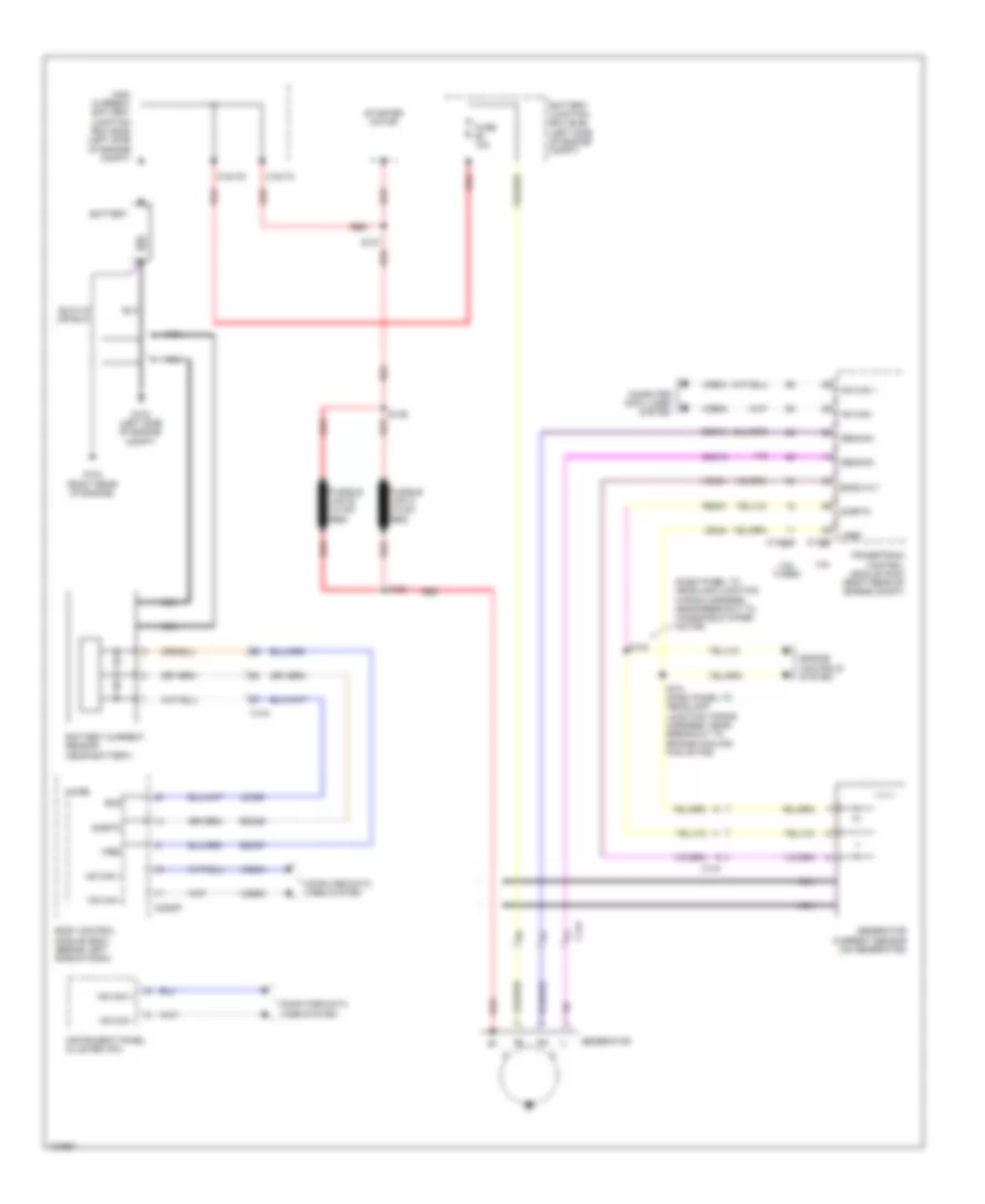 Starting Wiring Diagram for Ford Flex Limited 2014