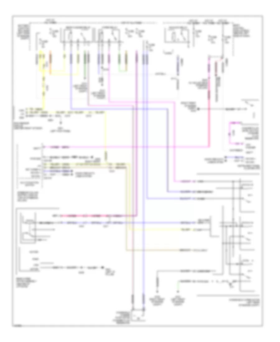 WiperWasher Wiring Diagram for Ford Flex Limited 2014