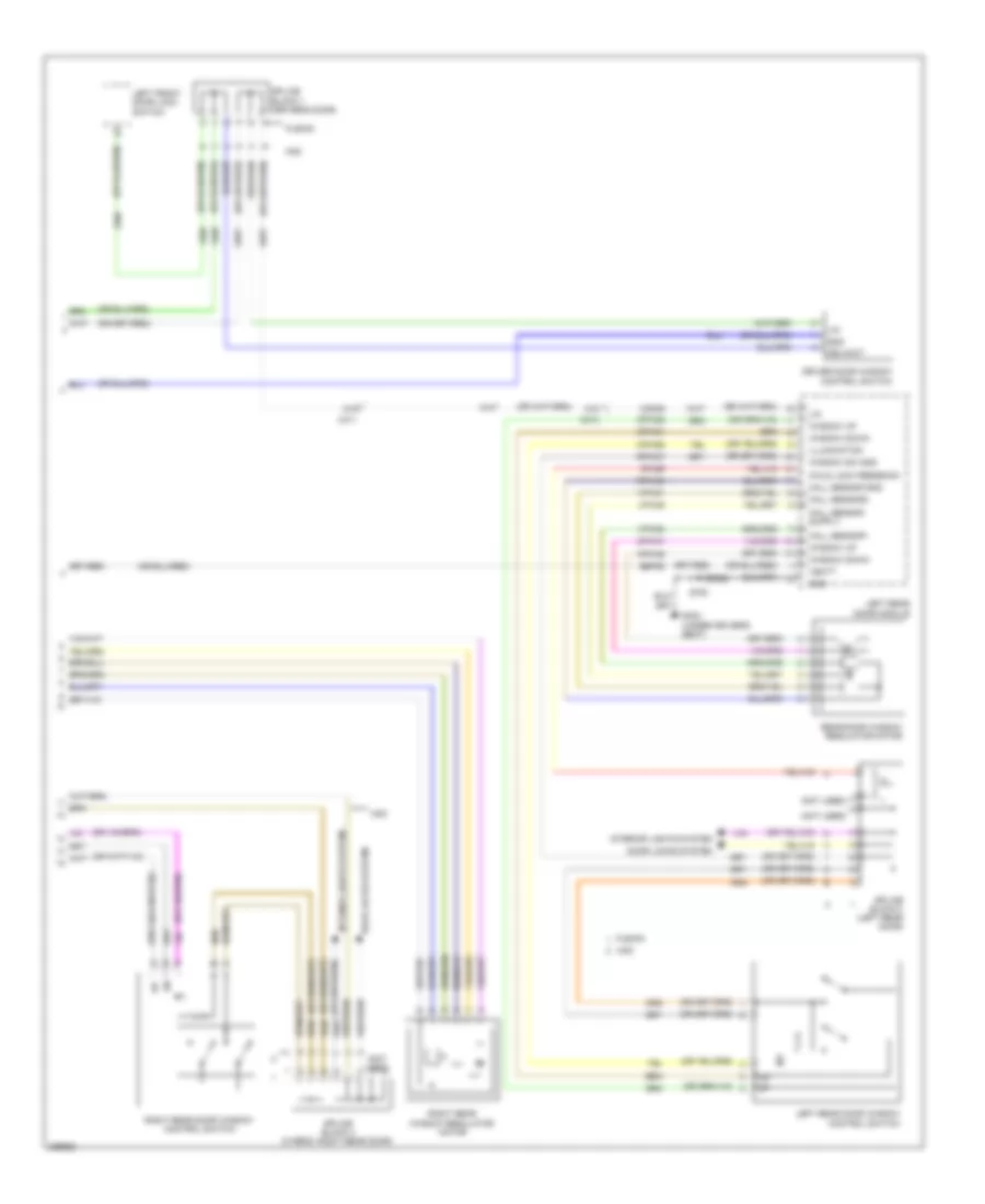 Power Windows Wiring Diagram 2 of 2 for Ford Fusion Energi Titanium 2013