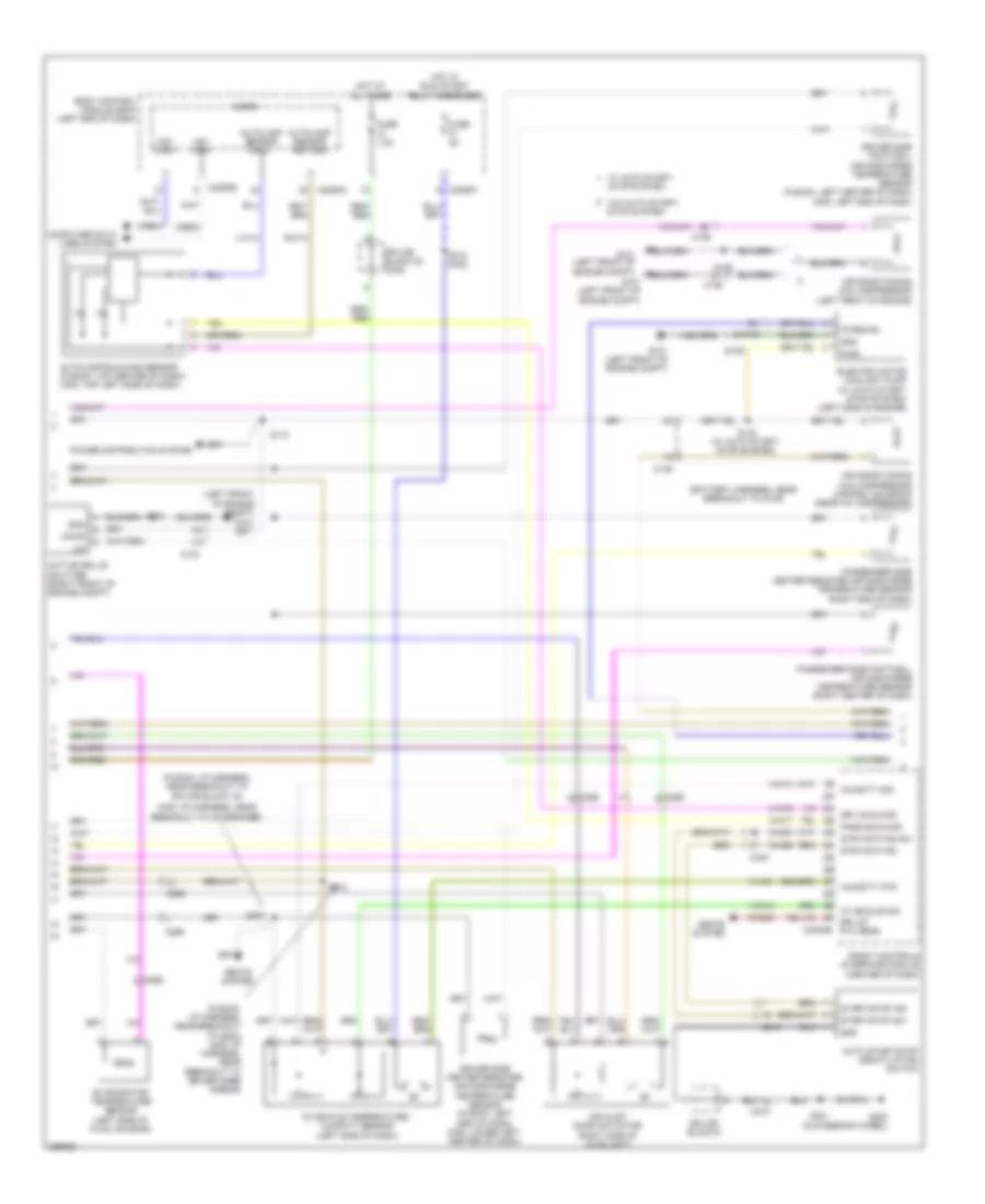 Automatic AC Wiring Diagram, Except Hybrid (2 of 3) for Ford Fusion Energi Titanium 2013
