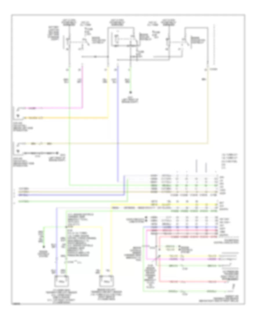 Automatic AC Wiring Diagram, Except Hybrid (3 of 3) for Ford Fusion Energi Titanium 2013