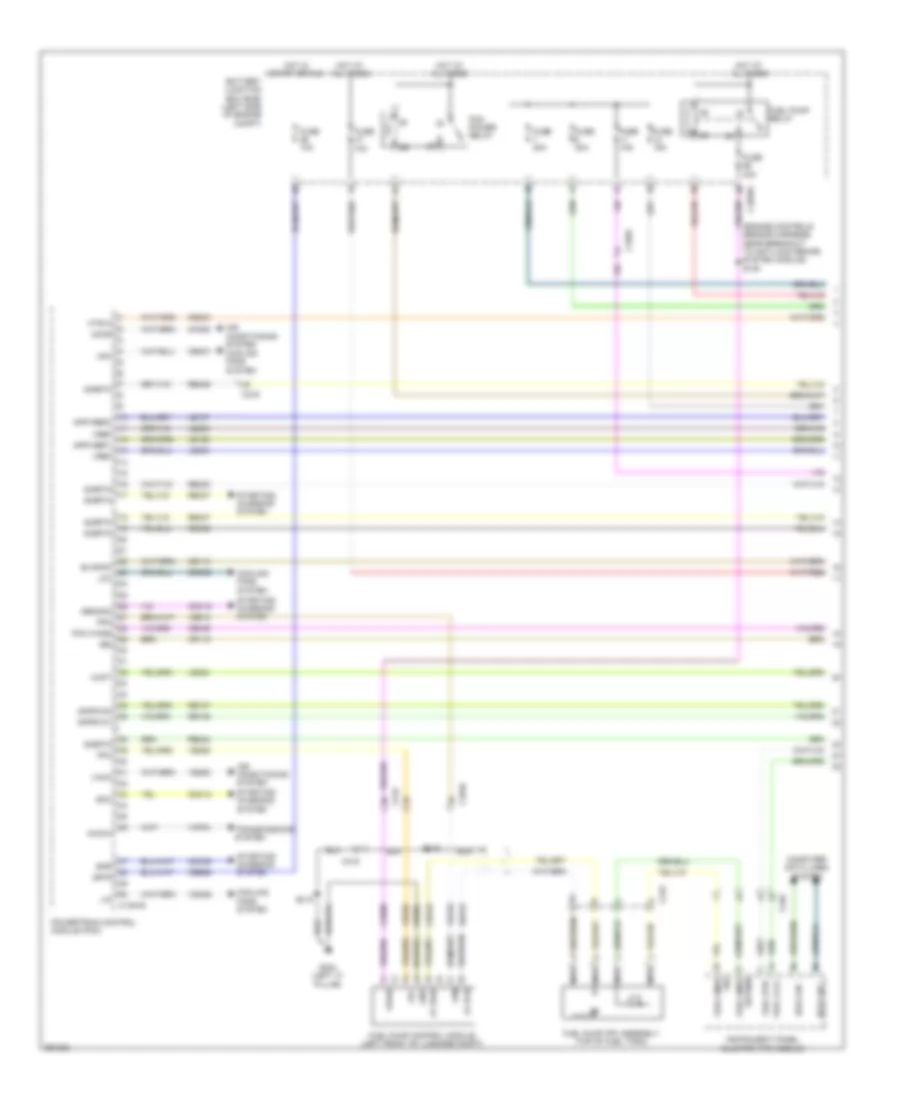 2.0L Flex Fuel, Engine Performance Wiring Diagram (1 of 6) for Ford Fusion Energi Titanium 2013
