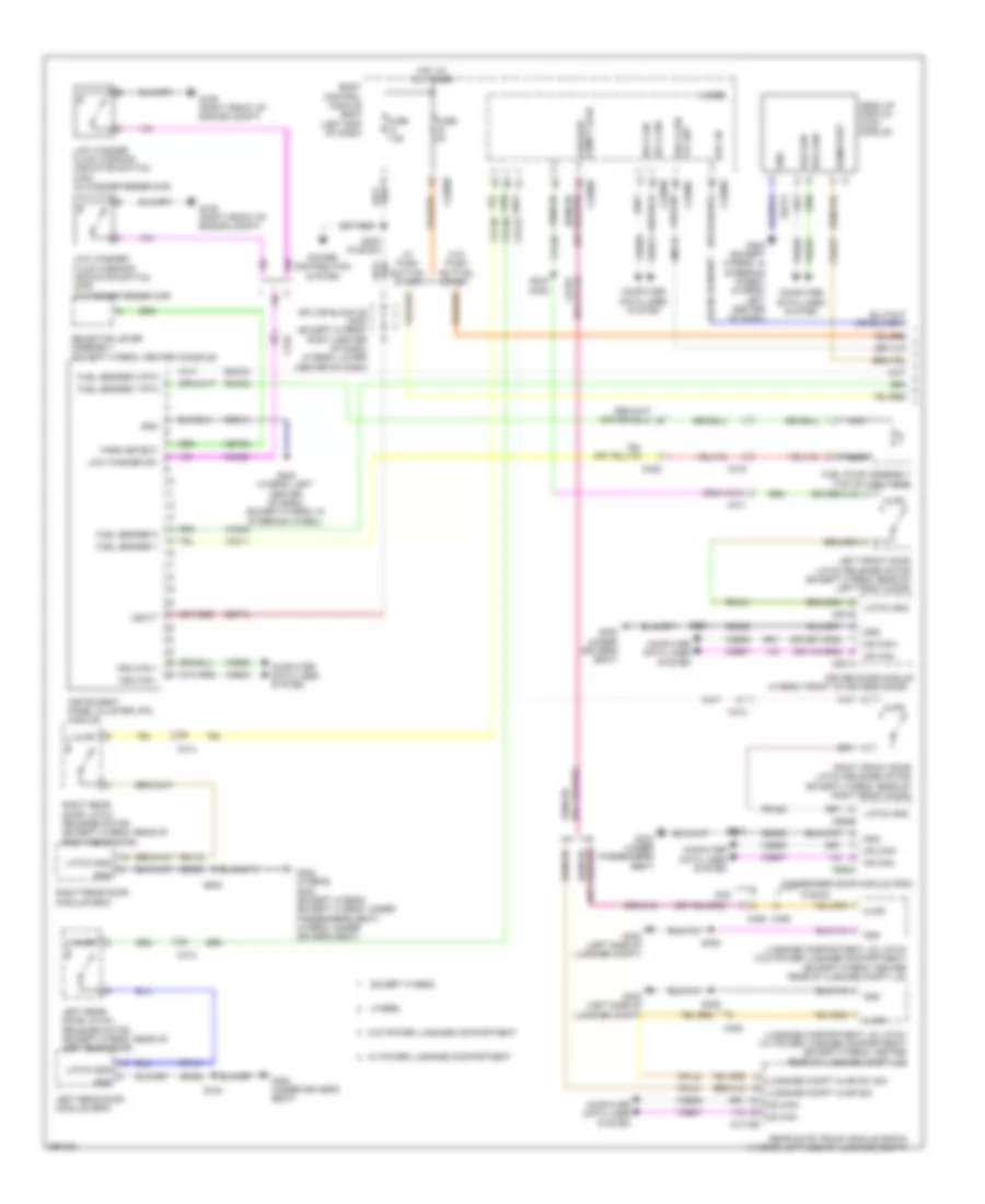 Instrument Cluster Wiring Diagram 1 of 2 for Ford Fusion Energi Titanium 2013