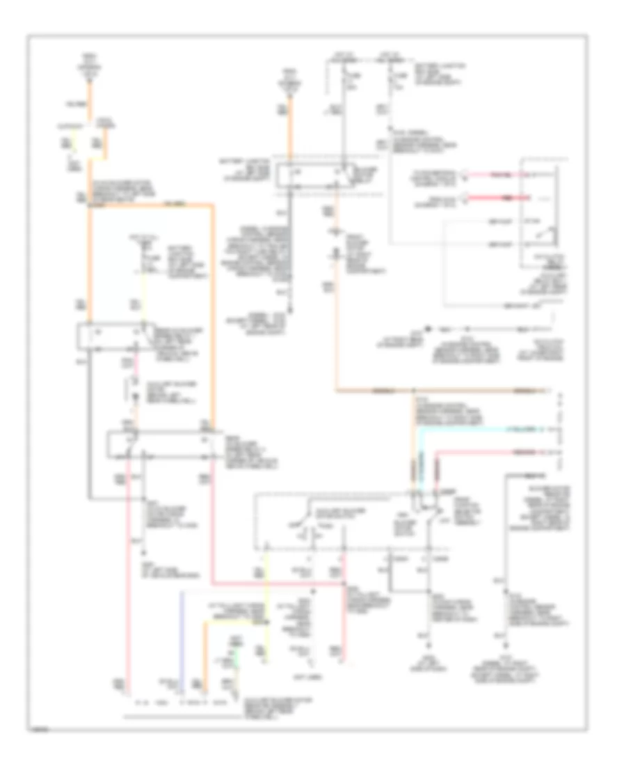 Manual AC Wiring Diagram, without Stripped Chassis (2 of 2) for Ford RV Cutaway E350 Super Duty 2004