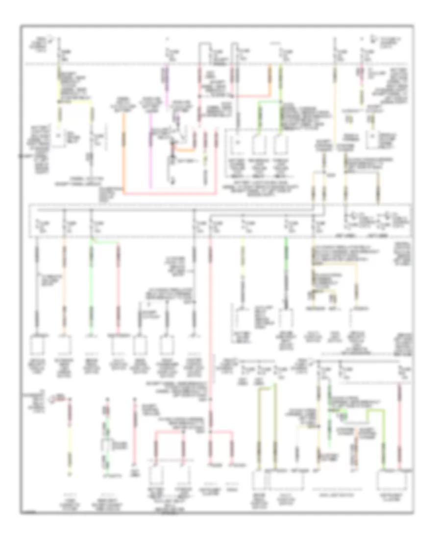Power Distribution Wiring Diagram (2 of 4) for Ford RV Cutaway E350 Super Duty 2004