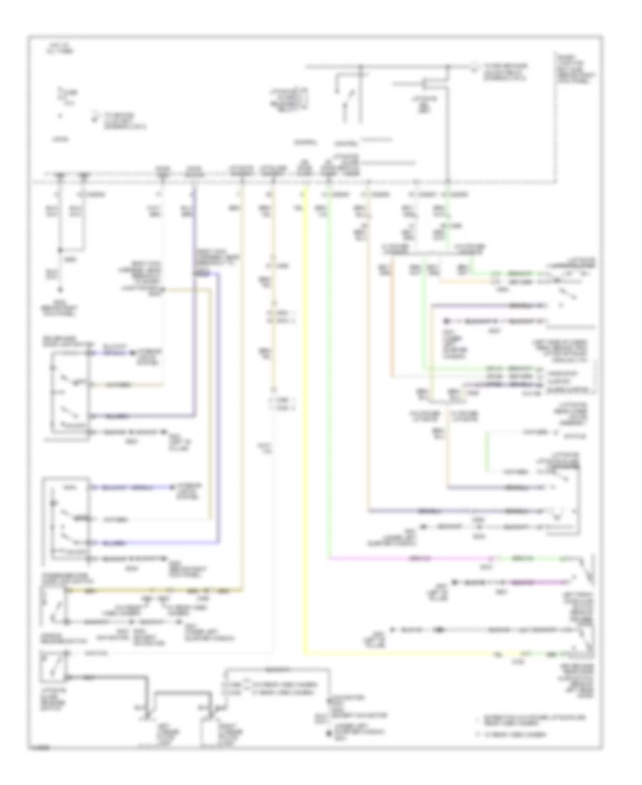 Forced Entry Wiring Diagram 1 of 2 for Ford Expedition 2011