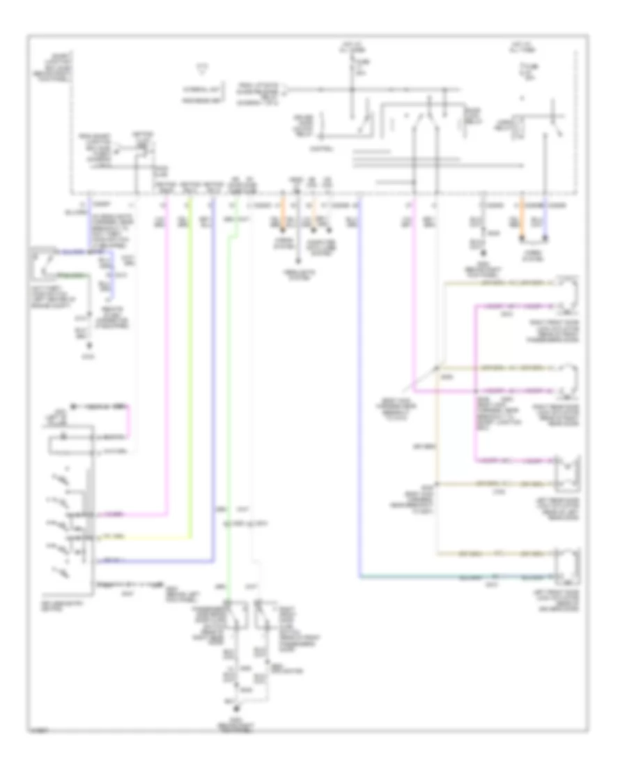 Forced Entry Wiring Diagram 2 of 2 for Ford Expedition 2011