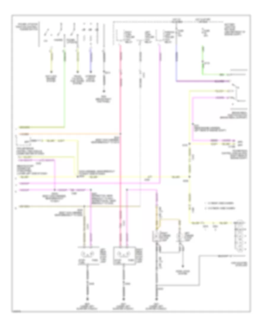 Exterior Lamps Wiring Diagram (2 of 2) for Ford Expedition 2011