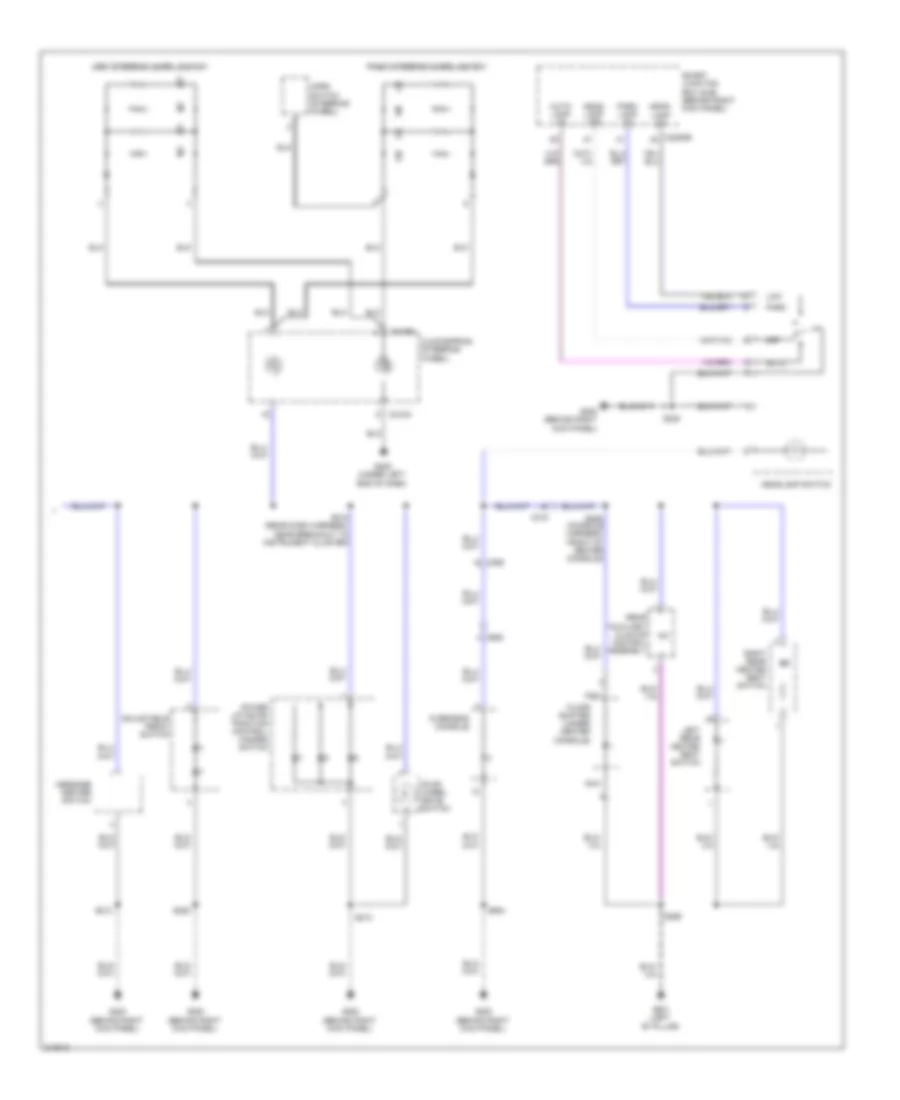 Instrument Illumination Wiring Diagram 2 of 2 for Ford Expedition 2011