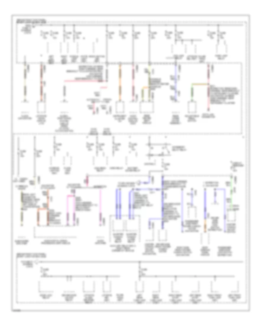 Power Distribution Wiring Diagram 3 of 5 for Ford Expedition 2011