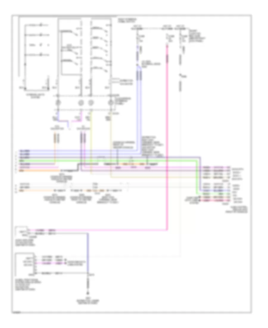 SYNC Radio Wiring Diagram 2 of 2 for Ford Expedition 2011