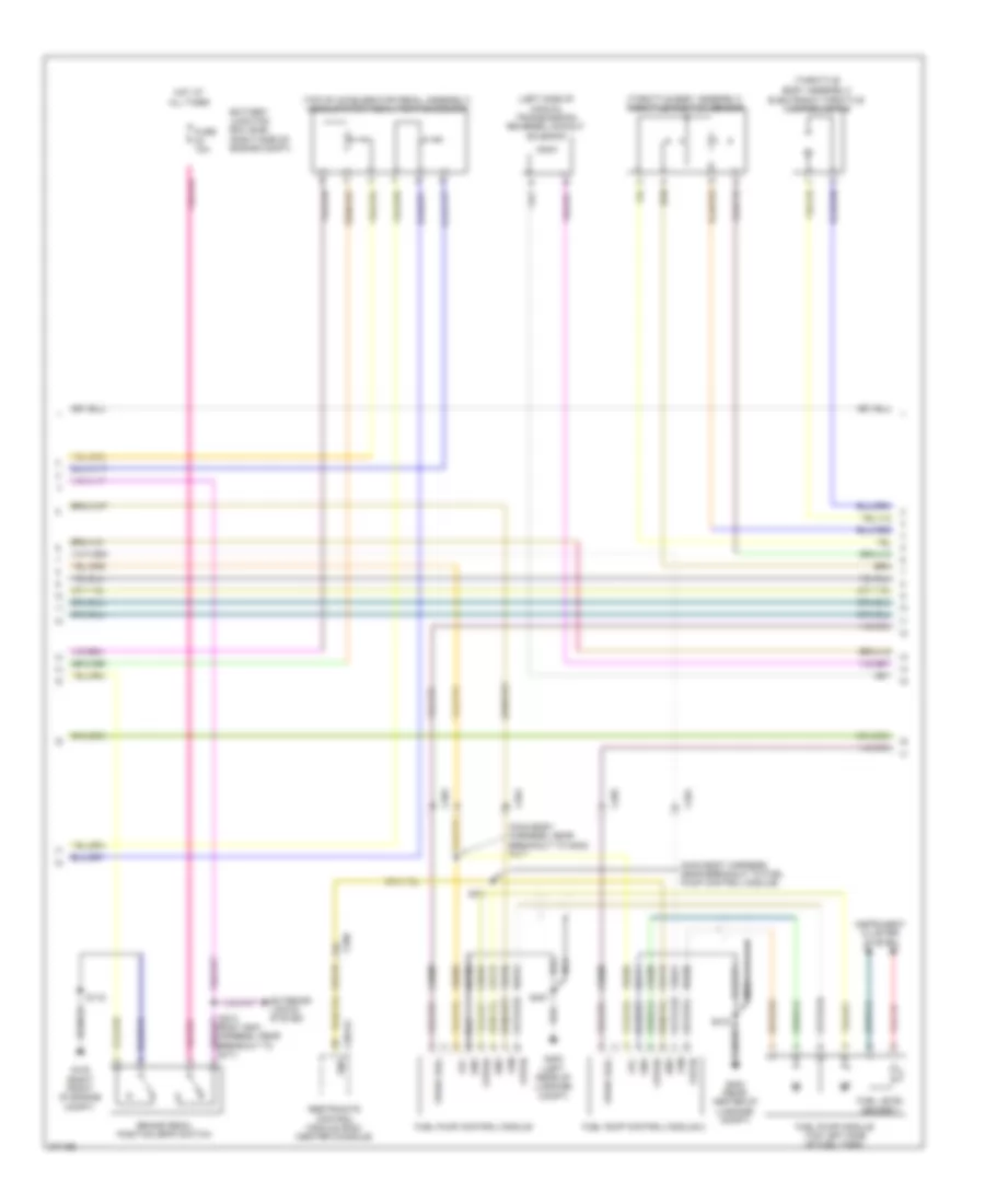 5.4L Supercharged, Engine Performance Wiring Diagram (2 of 6) for Ford Mustang Shelby GT500 2012
