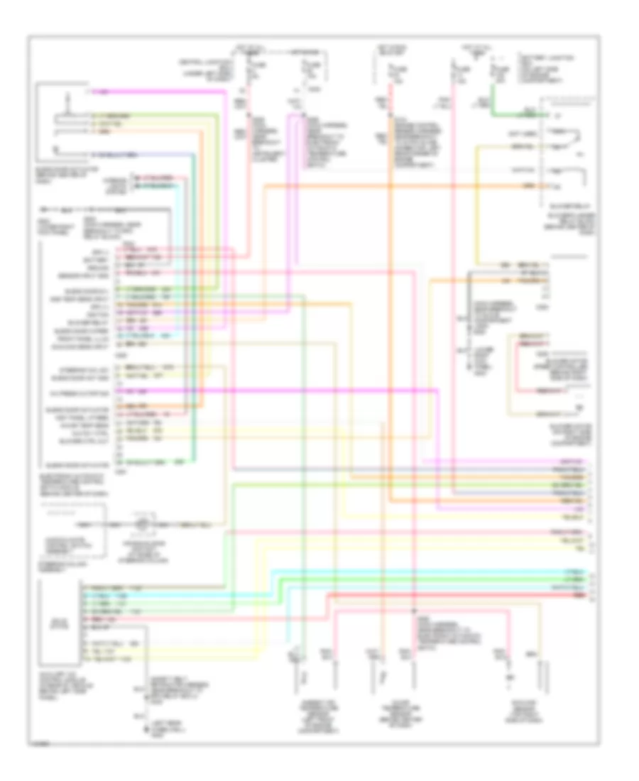 Automatic A C Wiring Diagram 1 of 3 for Ford Expedition 2000