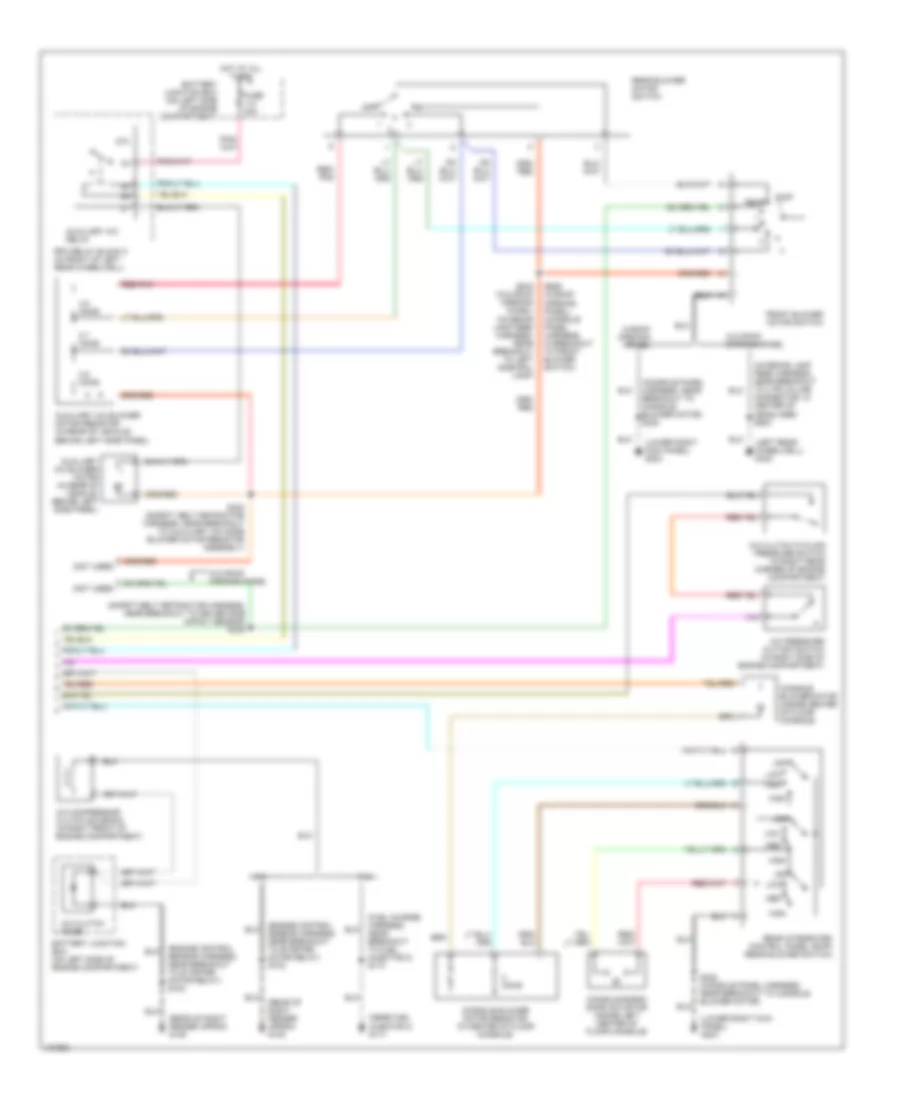 Automatic A C Wiring Diagram 3 of 3 for Ford Expedition 2000