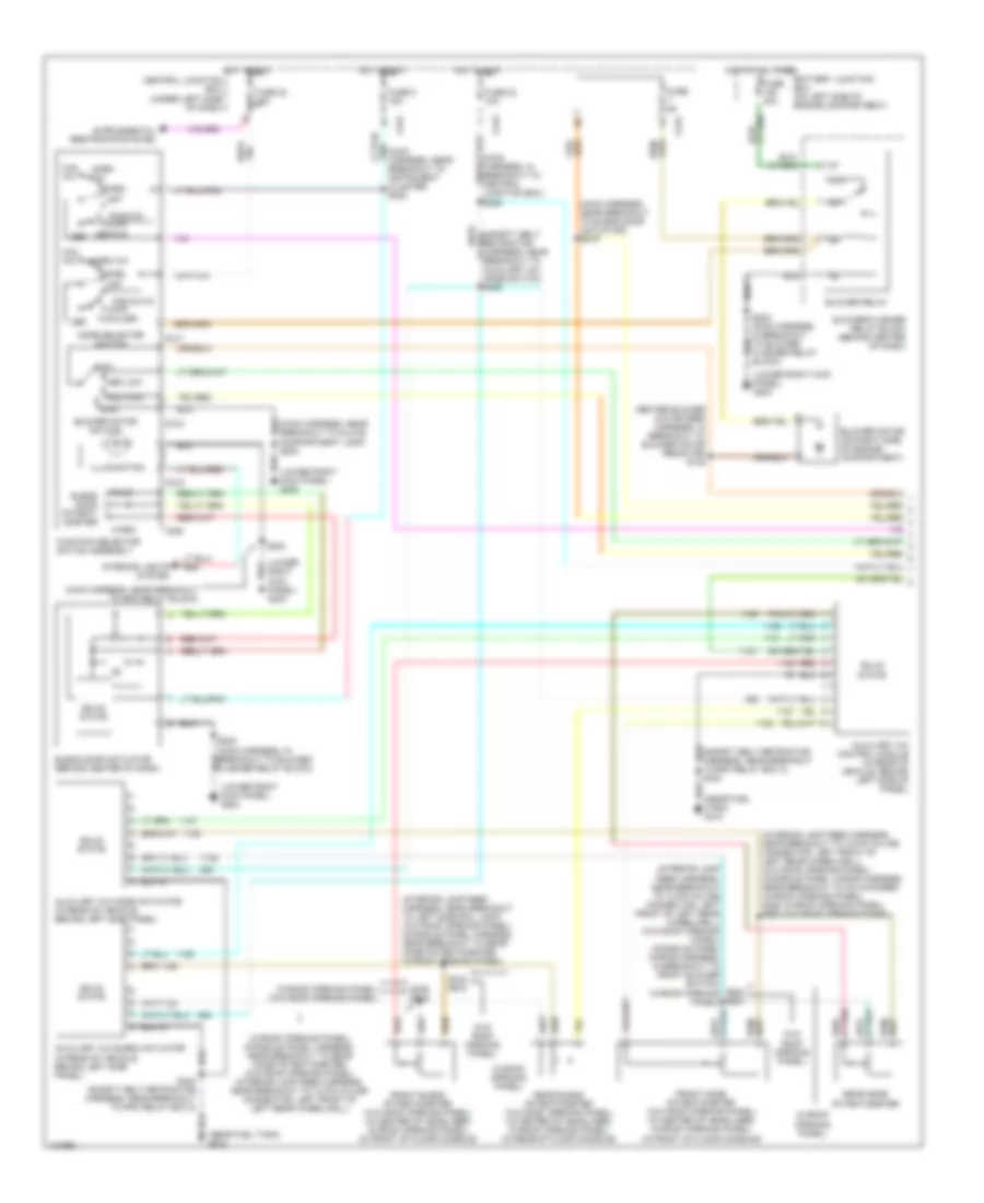 Manual AC Wiring Diagram (1 of 2) for Ford Expedition 2000