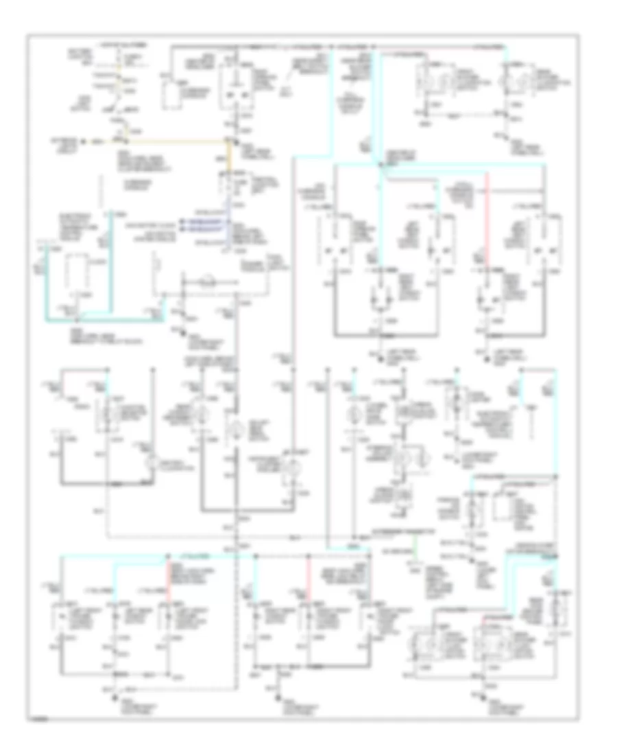 Instrument Illumination Wiring Diagram for Ford Expedition 2000