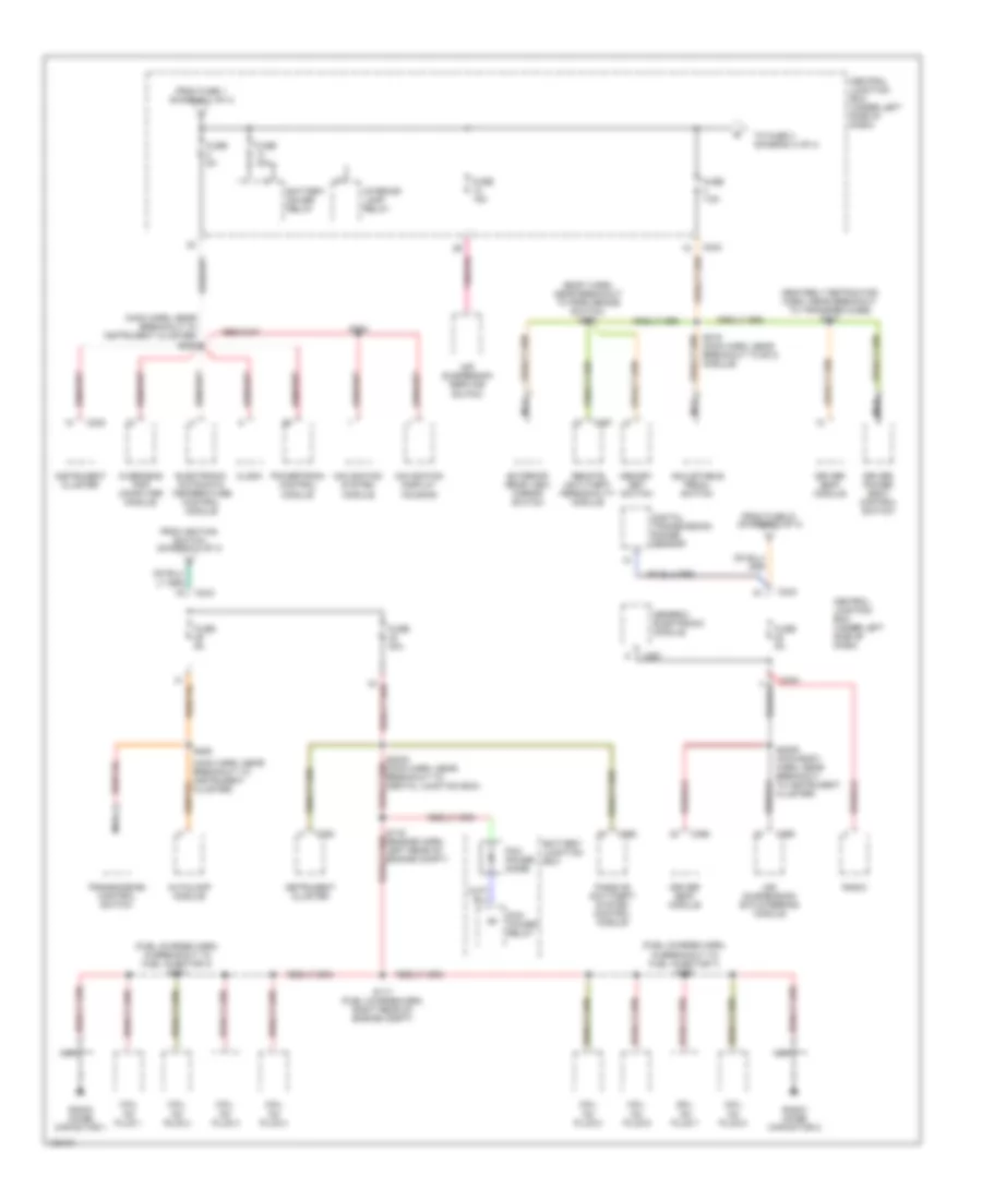 Power Distribution Wiring Diagram (3 of 4) for Ford Expedition 2000