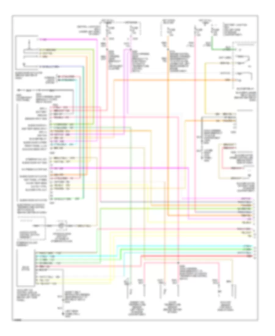Automatic A C Wiring Diagram 1 of 3 for Ford Expedition 2002