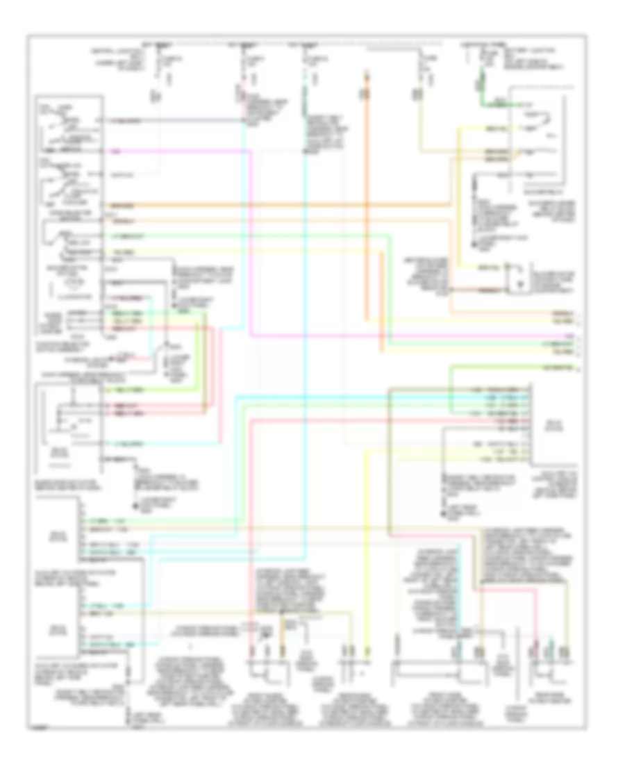 Manual A C Wiring Diagram 1 of 2 for Ford Expedition 2002