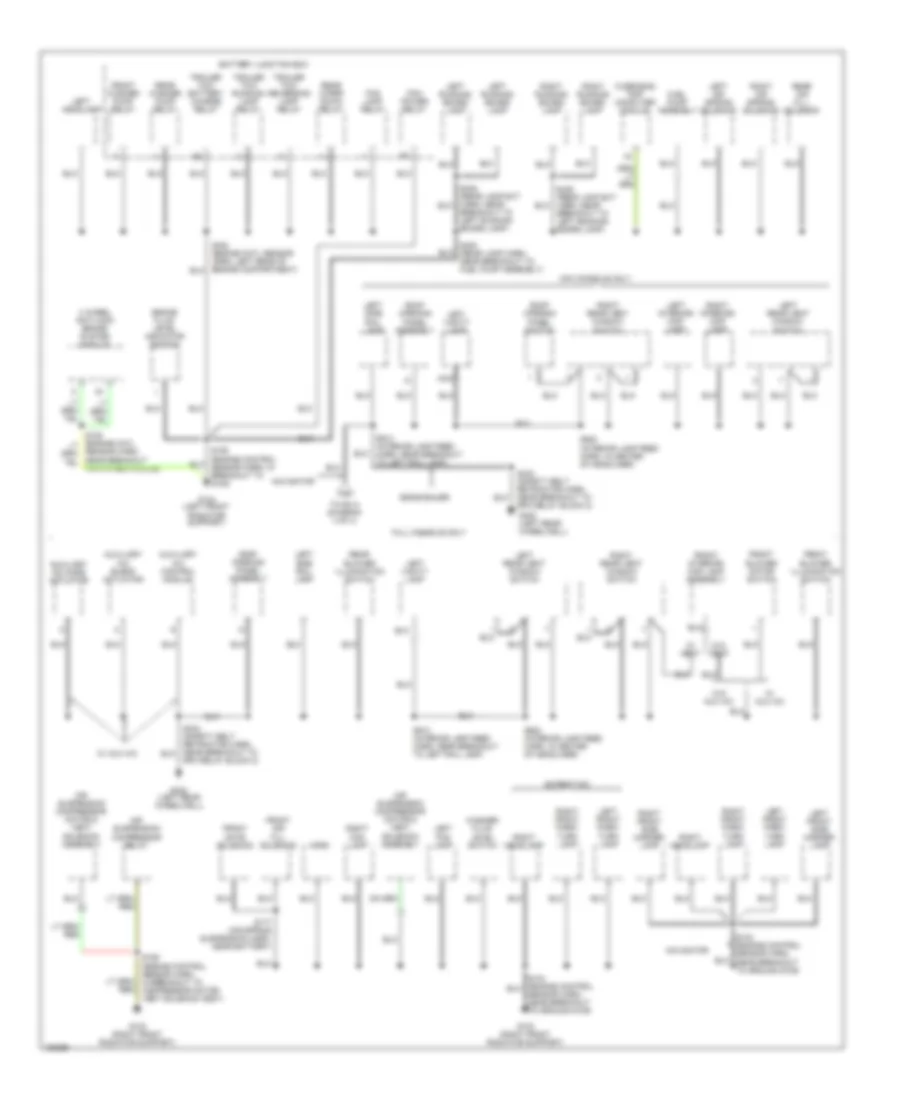 Ground Distribution Wiring Diagram (2 of 4) for Ford Expedition 2002