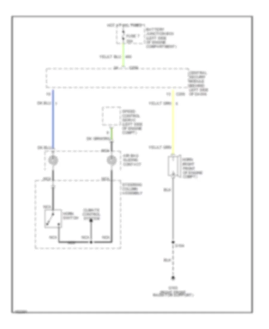 Horn Wiring Diagram for Ford Expedition 2002