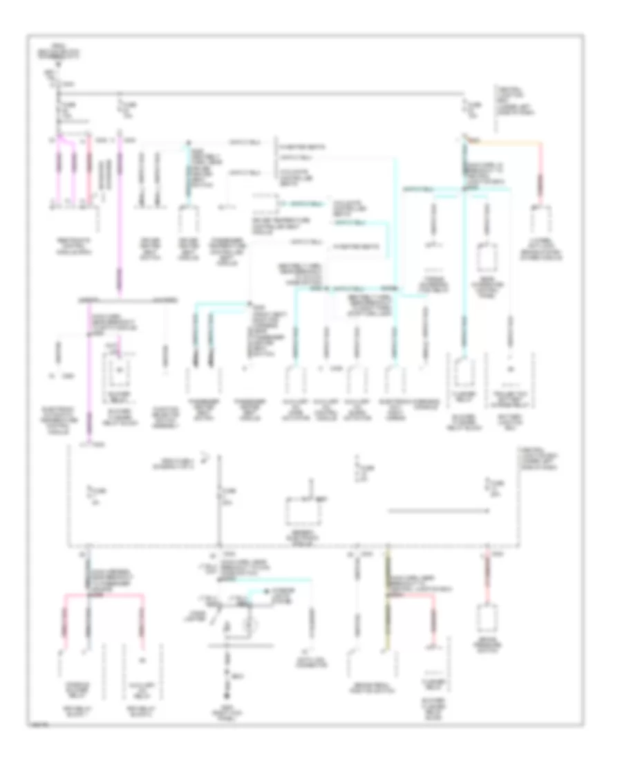 Power Distribution Wiring Diagram (4 of 4) for Ford Expedition 2002