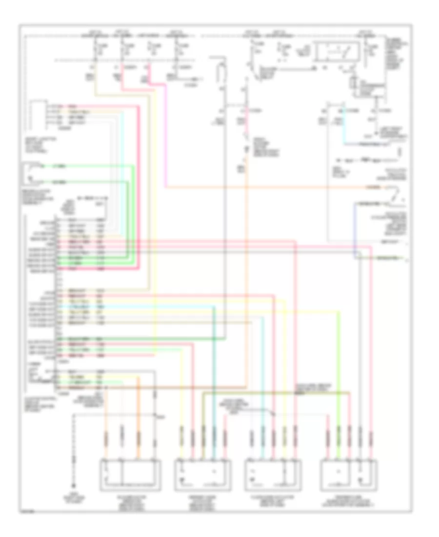 4.6L, Manual AC Wiring Diagram (1 of 2) for Ford Mustang 2005