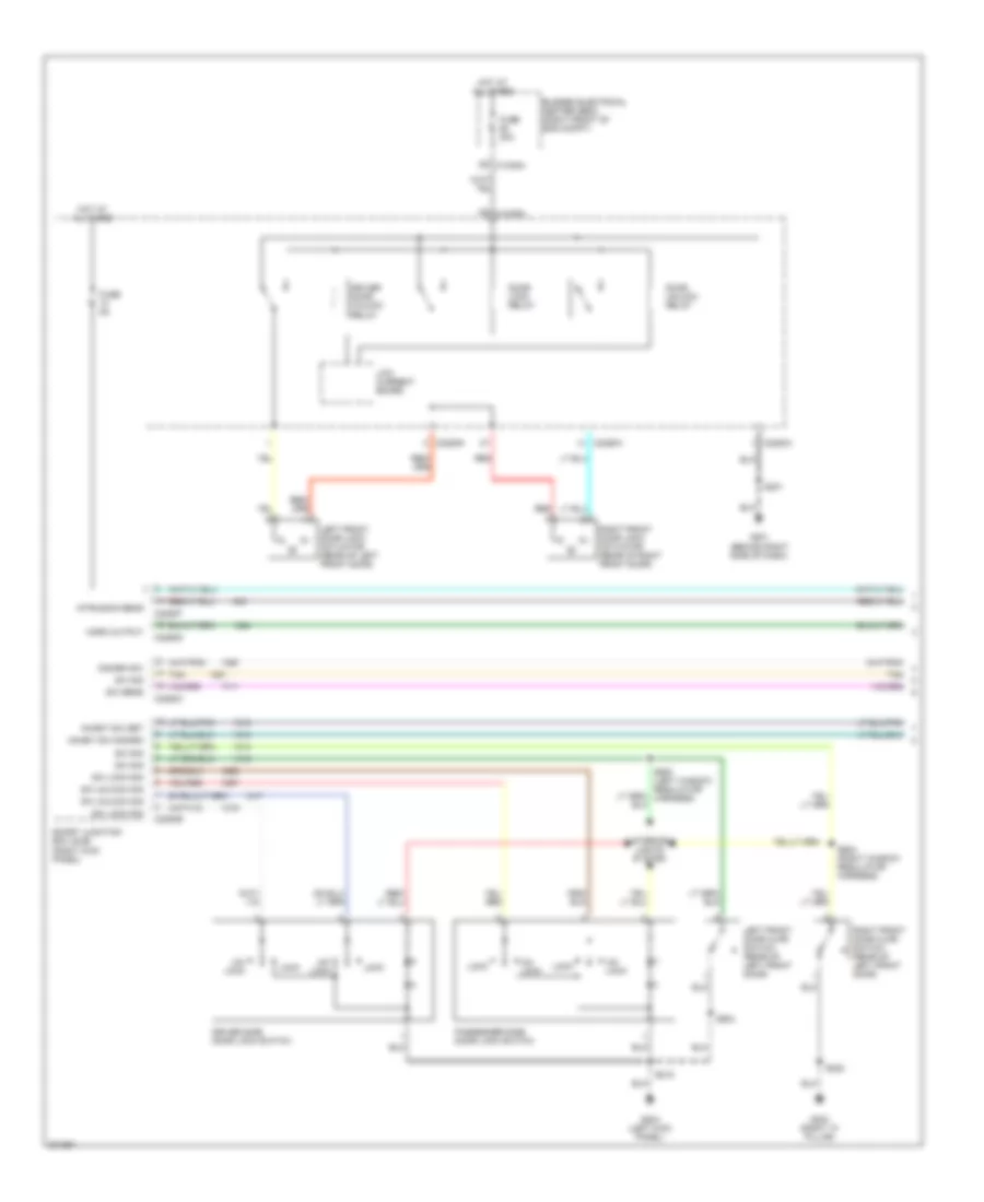 Forced Entry Wiring Diagram 1 of 2 for Ford Mustang 2005