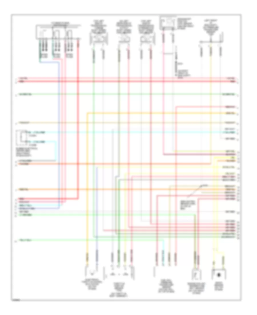 4.0L, Engine Performance Wiring Diagram (3 of 5) for Ford Mustang 2005