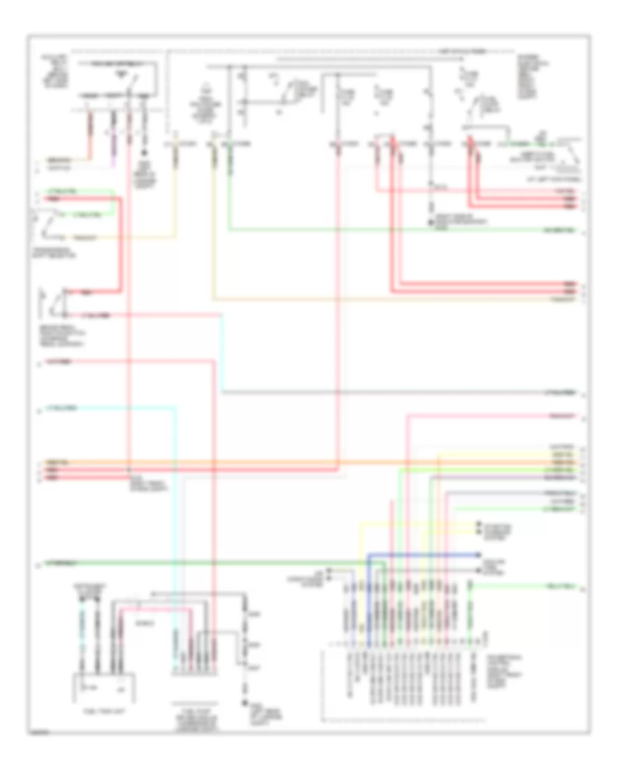 4.6L, Engine Performance Wiring Diagram (2 of 6) for Ford Mustang 2005