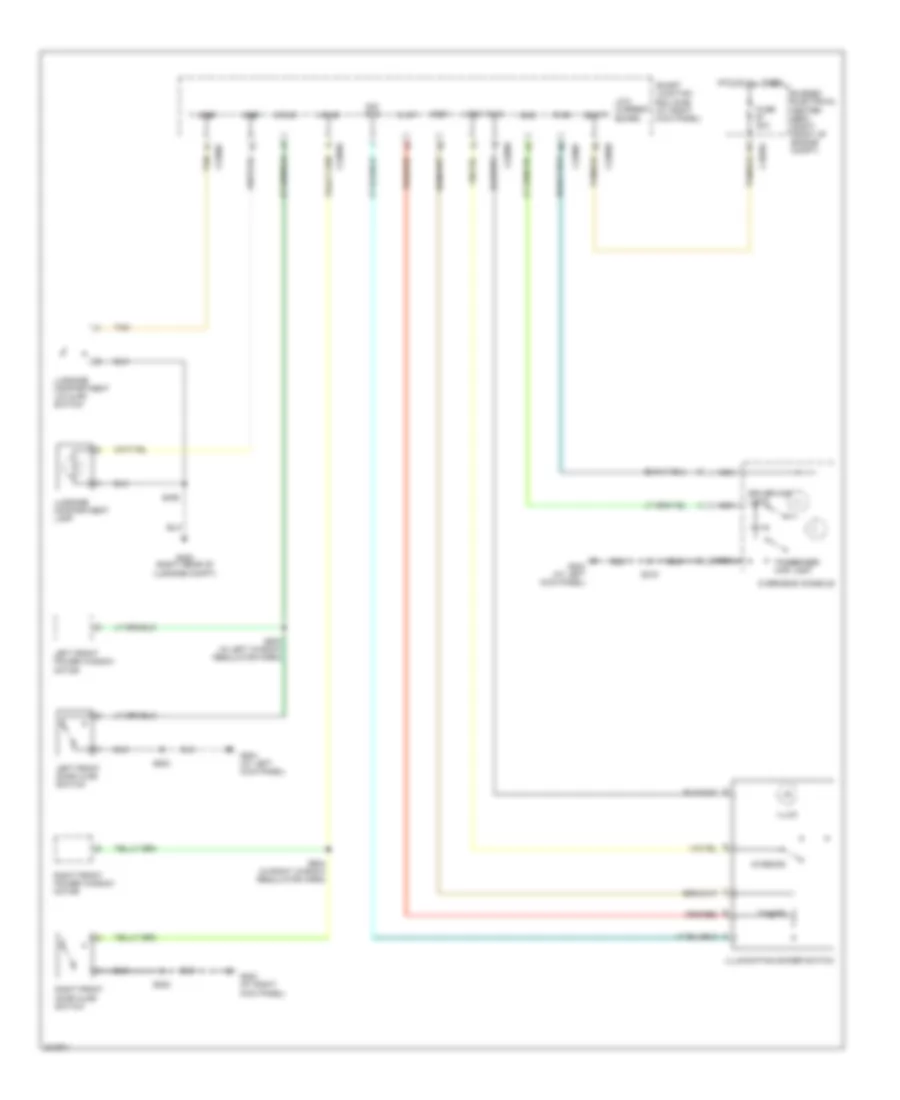 Courtesy Lamps Wiring Diagram for Ford Mustang 2005