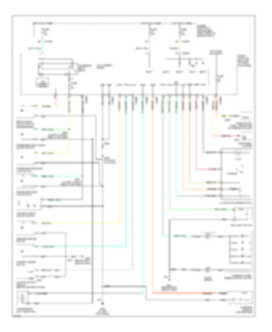 Instrument Illumination Wiring Diagram for Ford Mustang 2005